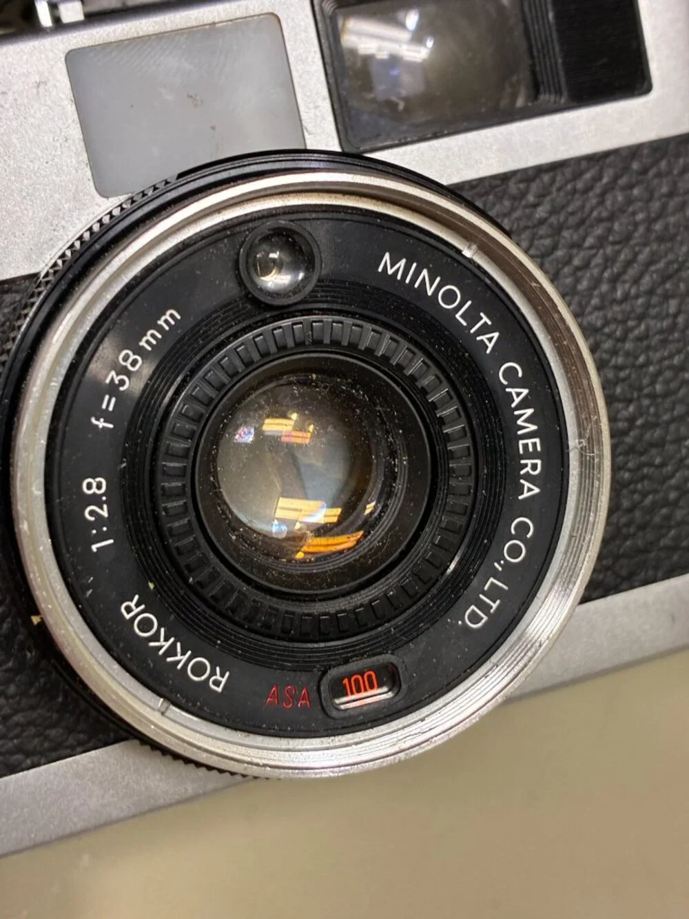 Minolta Hi-Matic G Film Camera Promaster FM 600 Flash